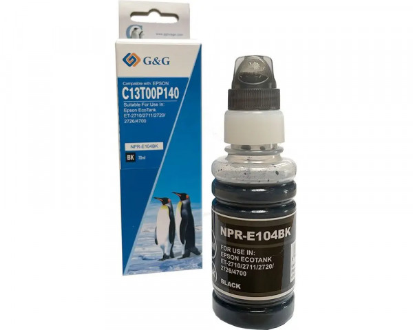 G&G-Tintentank ersetzt Epson 104/ C13T00P140 Black