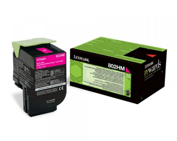 Original-Toner Lexmark 802HM Magenta