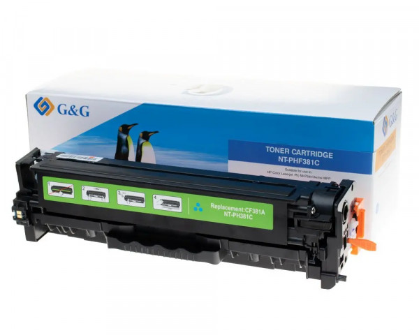 Business-Toner ersetzt HP CF381A (HP Nr.312A) Cyan