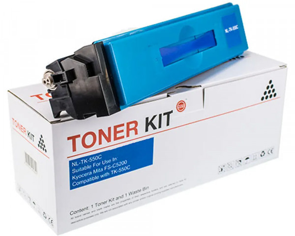 Business-Toner ersetzt Kyocera TK-550C Cyan