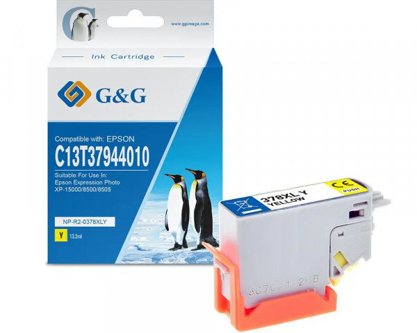 G&G-Patrone ersetzt Epson Nr.378XL Yellow