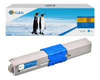 Kompatibler-Toner ersetzt OKI 46508711 Cyan