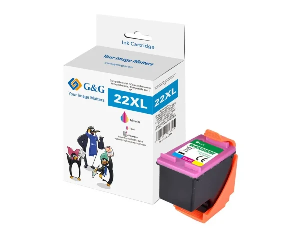 TONERDUMPING Tintenpatrone ersetzt HP Nr.22XL Color