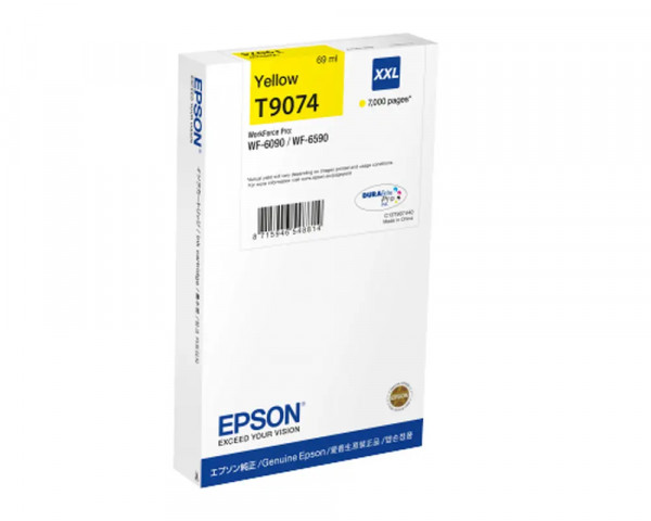 Original-Patrone Epson T9074/ C13T907440 Yellow