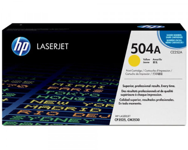 Original Toner HP CE252A (504A) Yellow