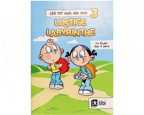 Libi Rätselbuch DIN A6 - Lustige Labyrinthe