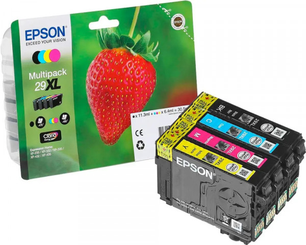 Original-Multipack Epson Nr.29XL/ C13T29964010 Black, Cyan, Magenta, Yellow