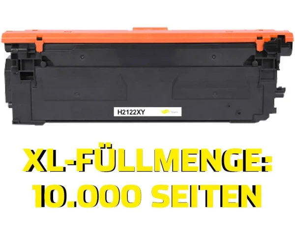 Kompatibler Toner ersetzt HP 212X / W2122X Yellow 10K