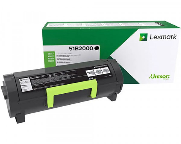 Original Rückgabe-Toner Lexmark 51B2000