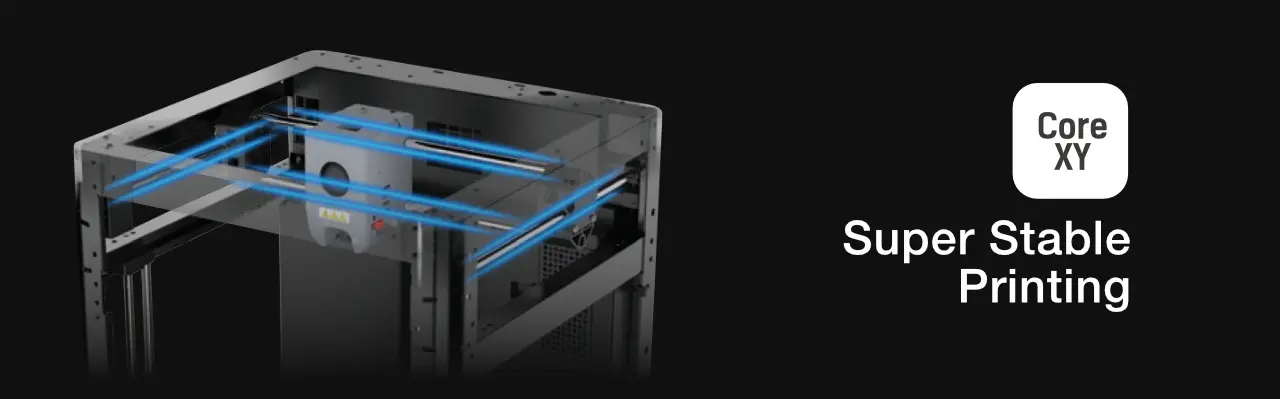 Flashforge Adventurer 5M 3D Drucker Bauform