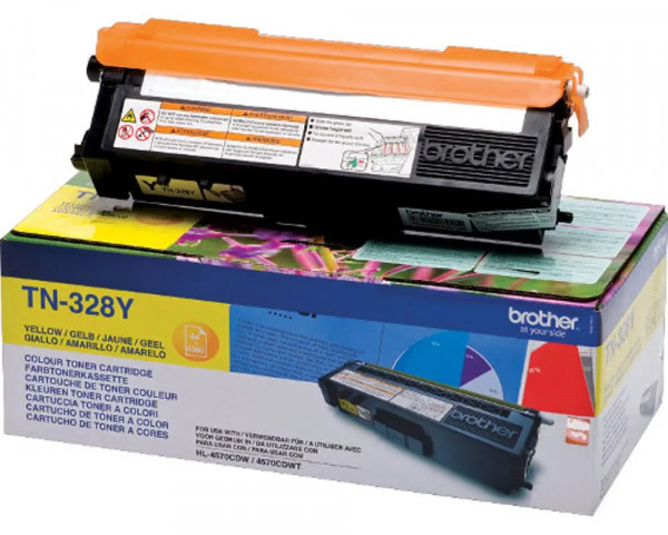 Original-Toner Brother TN-328Y Yellow