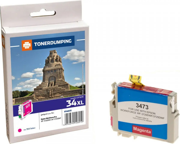 Tonerdumping-Patrone ersetzt Epson Nr.34XL Magenta