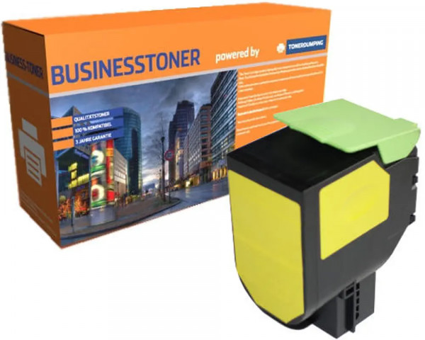 Business-Toner ersetzt Lexmark 802XY (80C2XY0) Yellow