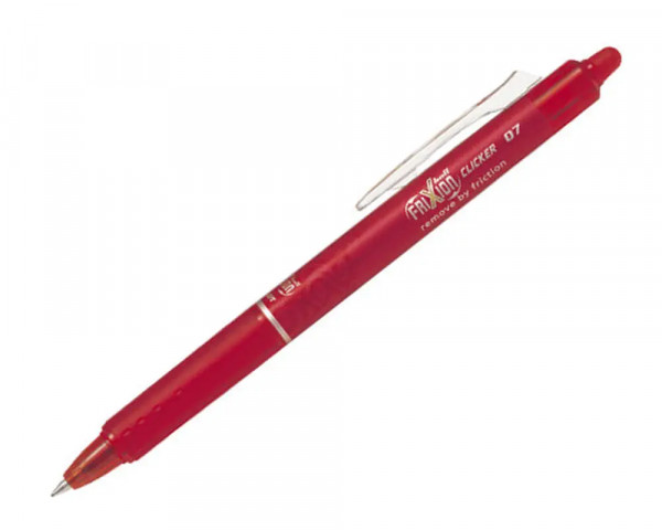 PILOT FRIXIONBALL Clicker Tintenroller Rot