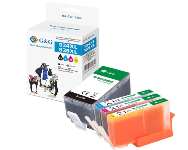 TONERDUMPING-Multipack ersetzt HP Nr.934XL/ 935XL CMYK