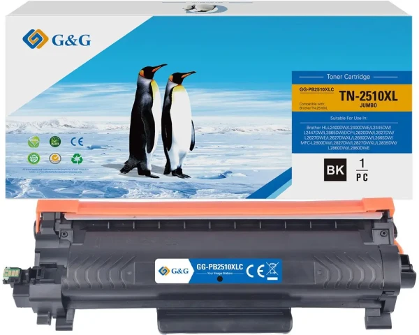 Kompatibler XXL-Toner ersetzt Brother TN2510XL 6000 Seiten