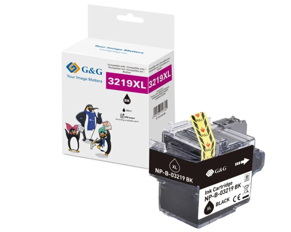 G&G Patrone ersetzt Brother LC3217BK/ LC3219XL BK