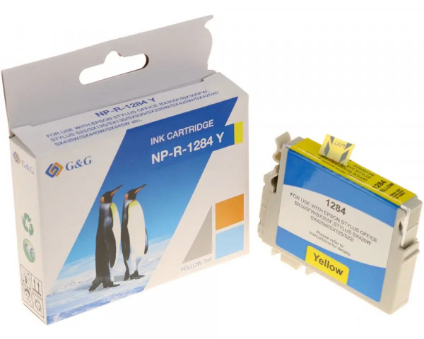 Kompatible Druckerpatrone ersetzt Epson T1284 Yellow