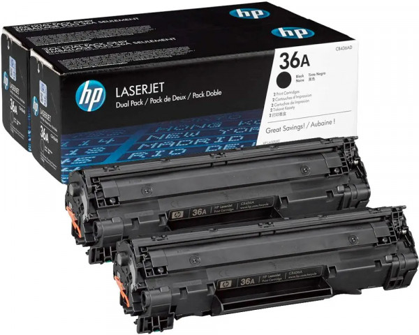 Original-Doppelpack Toner HP CB436AD (36A)