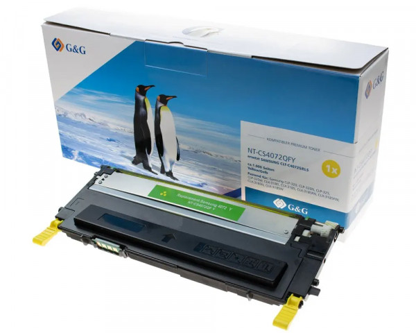 Kompatibler-Toner ersetzt Samsung CLT-Y4072S/ELS Yellow