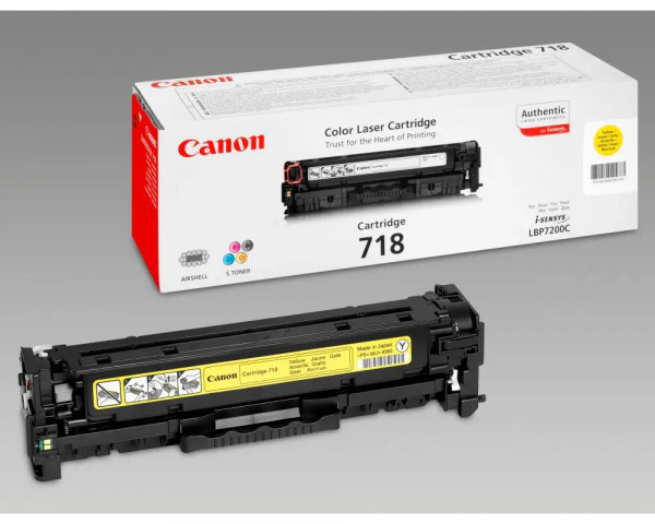 Original-Toner Canon 718Y/ 2663B002 Yellow