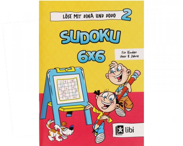 Libi Rätselbuch DIN A6 - Sudoku 6x6