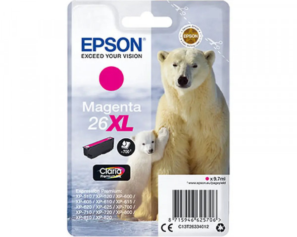 Original-Druckerpatrone Epson Nr.26XL Magenta