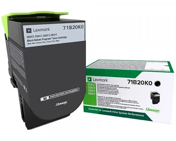 Original-Toner Lexmark 71B20K0 Black