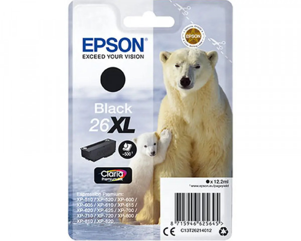 Original-Druckerpatrone Epson Nr.26XL Black