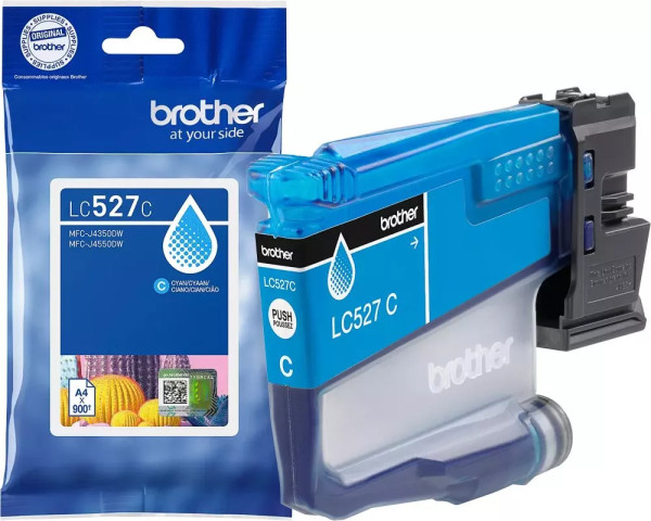 Brother LC527C Cyan Original-Druckerpatrone 0,9K