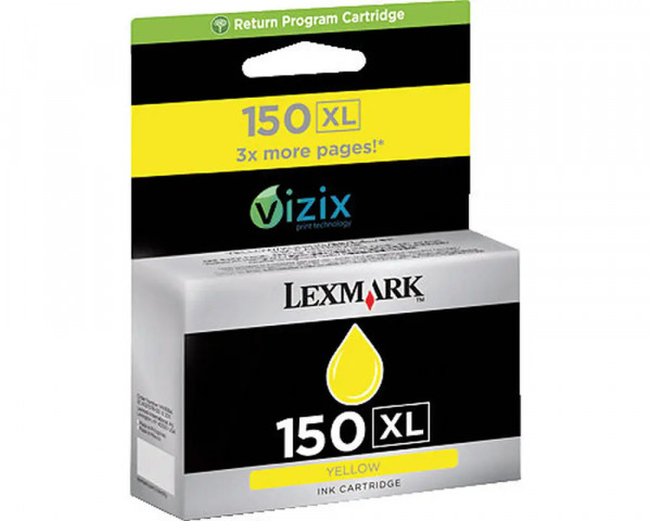 Original Druckerpatrone Lexmark Nr.150XL (14N1617E) Yellow