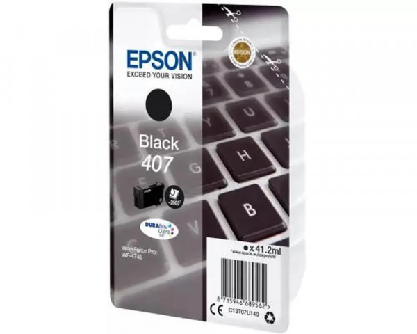 Original Druckerpatrone Epson Nr.407 Black