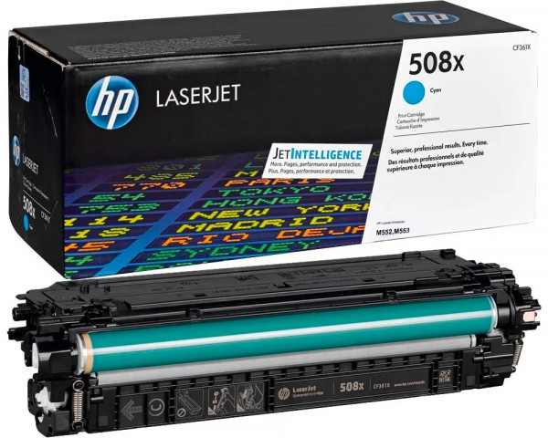 Original-Toner HP CF361X (508X) Cyan