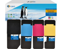 Sparpaket 4 XL-Toner ersetzt Kyocera TK-5230 Serie Black/Cyan/Magenta/Yellow