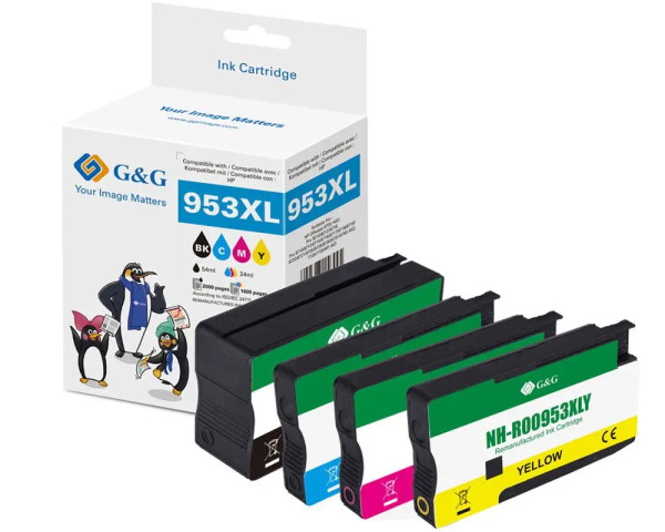 G&G Multipack ersetzt HP Nr.953XL BK/C/M/Y