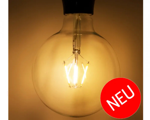 LED Filament-Glühfaden Globe125-Lampe E27/ 400lm