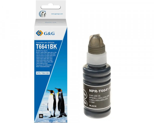 G&G-Tintentank ersetzt Epson T6641 (C13T664140) Black