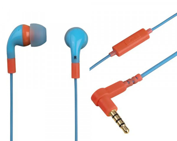 Hama In-Ear Stereo Kopfhörer - Flip Flop in Blau/Orange