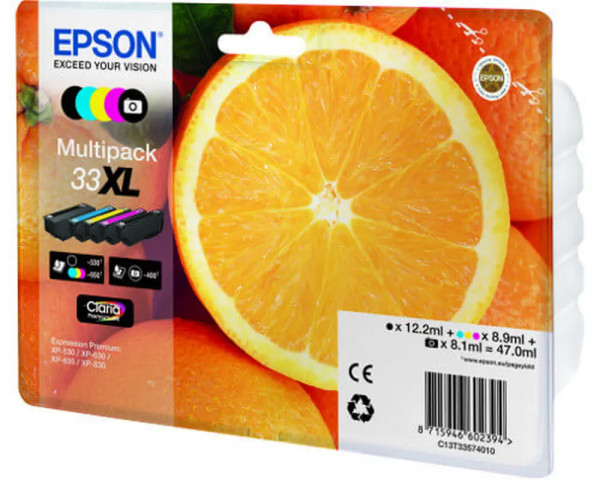 Original-Multipack Epson Nr.33XL (T3357)