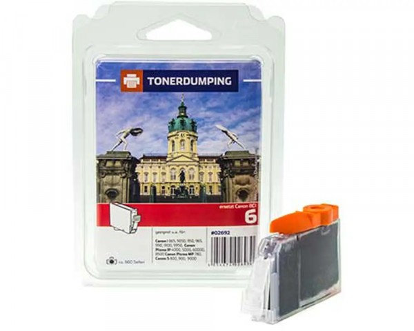 TONERDUMPING Druckerpatrone ersetzt Canon BCI-6BK