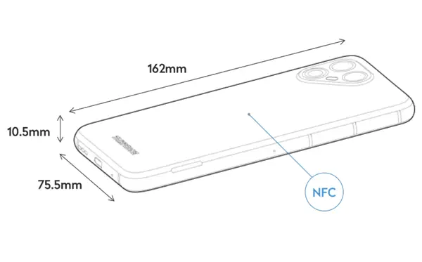 Abmessung Fairphone4