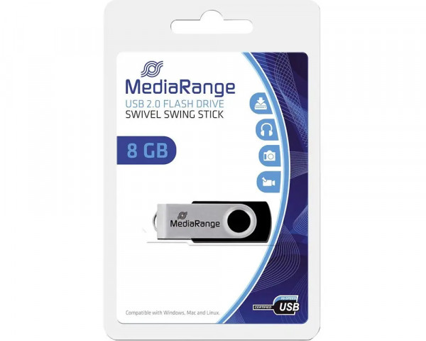 USB-Stick 8GB MediaRange 2.0