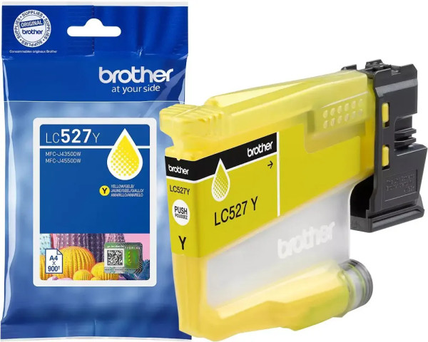Brother LC527Y Yellow Original-Druckerpatrone 0,9K