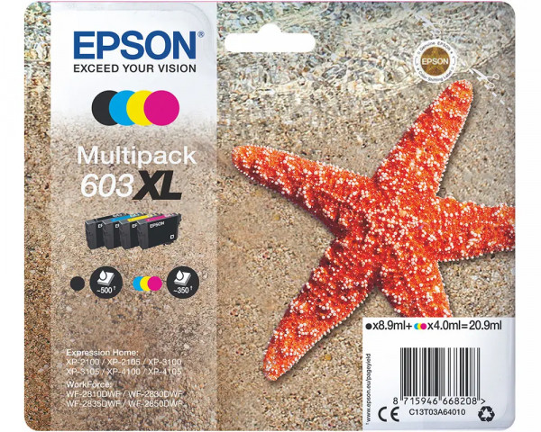 Original Multipack Epson Nr.603XL C/M/Y/K