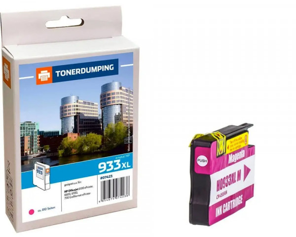 TONERDUMPING Druckerpatrone ersetzt HP Nr.933XL Magenta