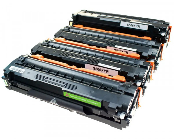 Sparpaket 4 Business-Toner ersetzt Samsung CLT-506L Serie