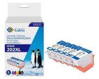Multipack 5 kompatible Patronen ersetzt Epson Nr.202XL Serie