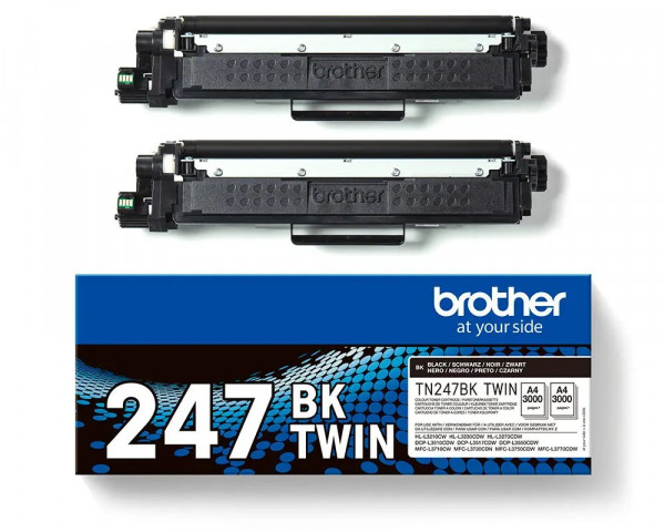 Original-Toner Doppelpack Brother TN-247BK TWIN Black