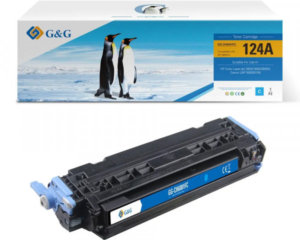 Economy-Toner ersetzt HP Q6001A/ Canon 707C Cyan